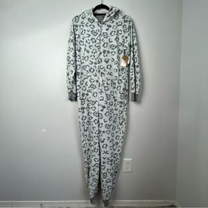 Sweet Treats Sleepwear Leopard Onesie Pajama